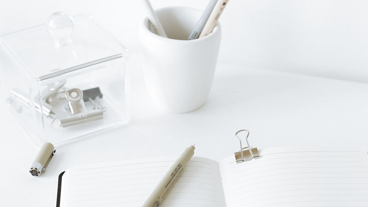A notebook and pen for working through the checks before 30 September